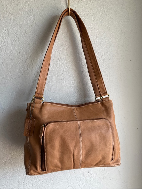 Cabin Creek Handbags - Vintage Cabin Creek Tan Leather Shoulder Bag